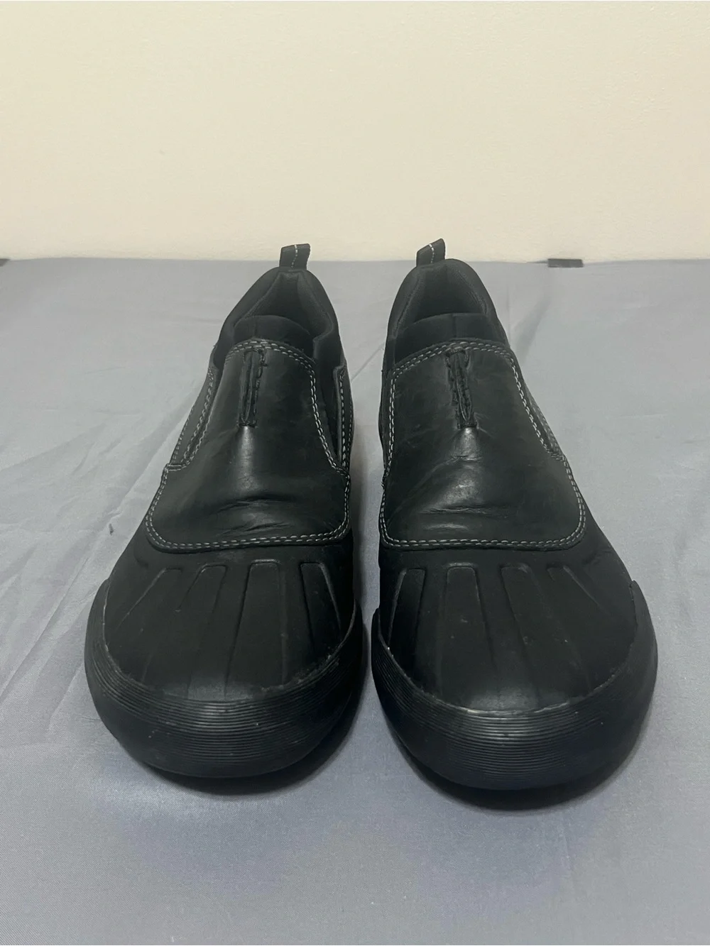 Clarks Bowman Free Mens Leather Slip On Waterproof Outdoor Duck Boots Size 8